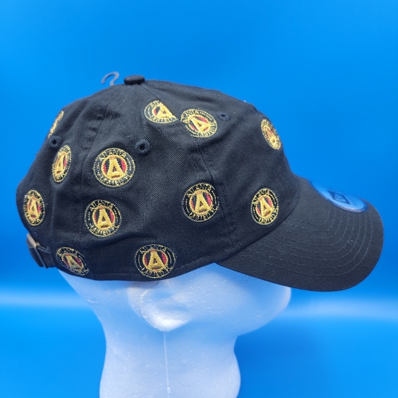 Atlanta United New Era Adjustable Men's Hat One Size Black Gold Red Soccer New - Picture 4 of 10